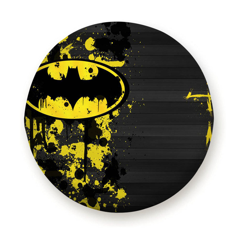 Batman Yellow Splash Tire Cover