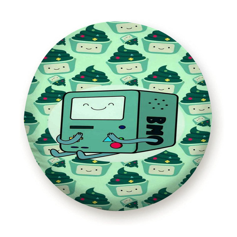 Beemo Adventure Time Pattern Tire Cover