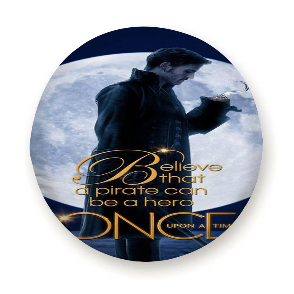 Believe That Pirate Can Be A Hero Captain Hook Tire Cover