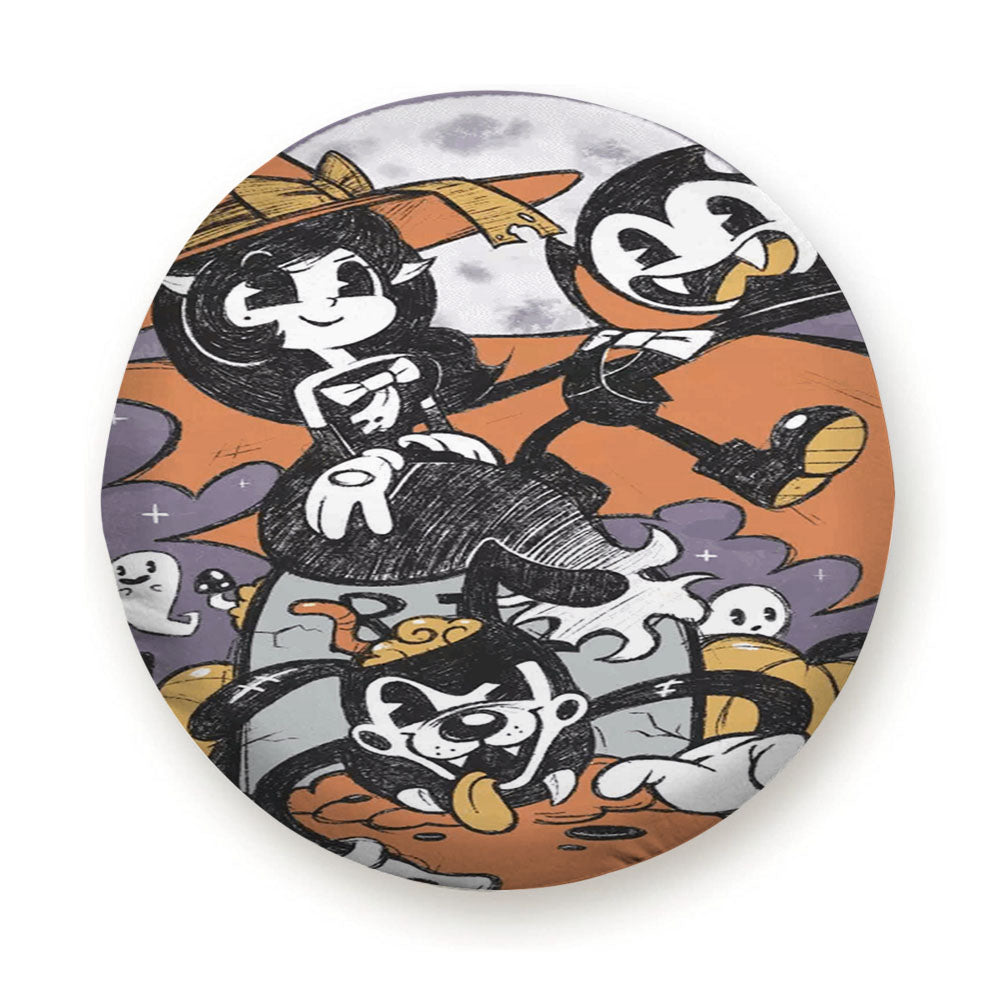 Bendy And The Ink Machine Halloween Tire Cover