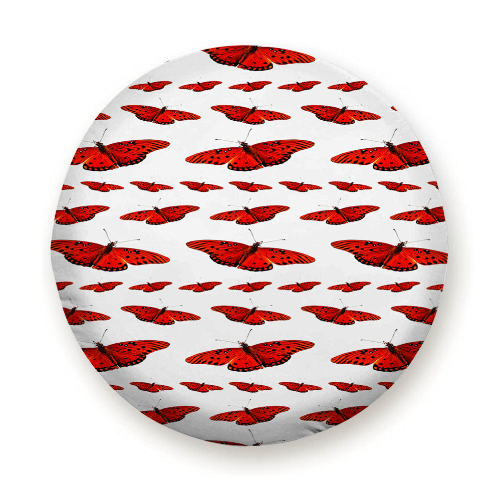 Best Red Butterfly Pattern Tire Cover
