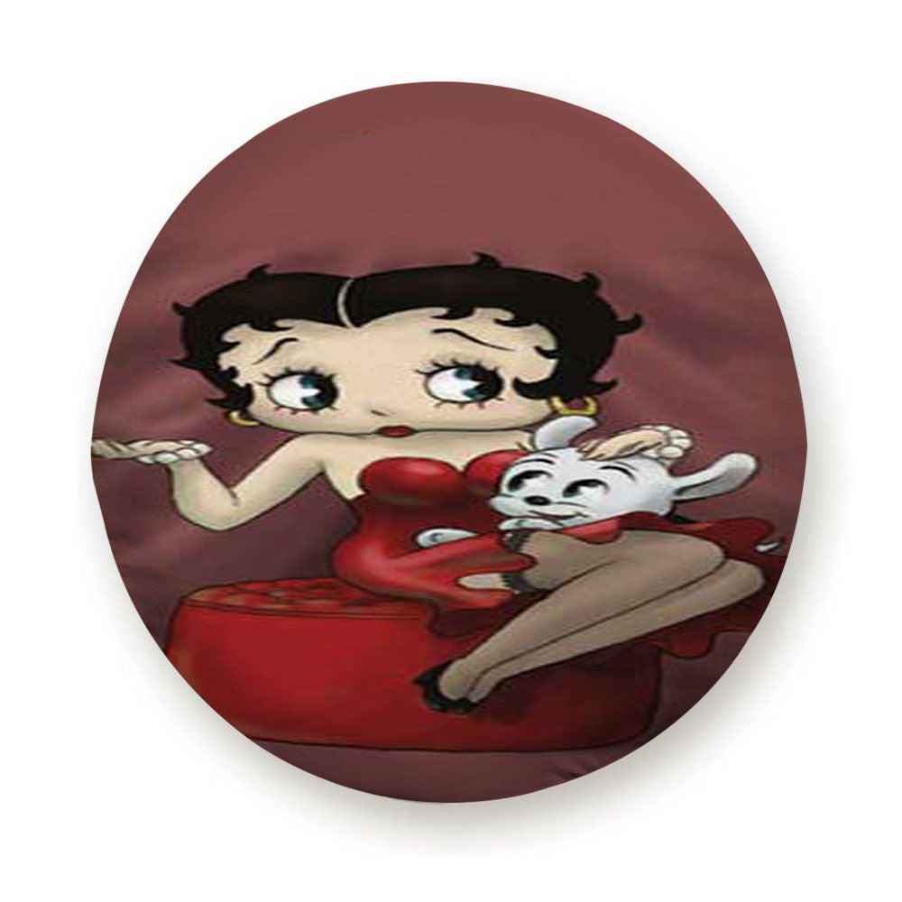 Betty Boop With Dog Small Tire Cover