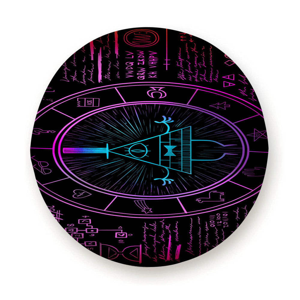 Bill Cipher Wheel Gravity Falls Art Tire Cover
