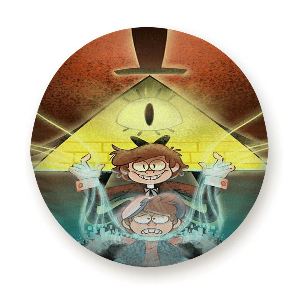 Bipper Gravity Falls Art Tire Cover