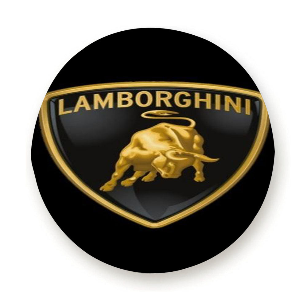 Black Lamborghini Tire Cover