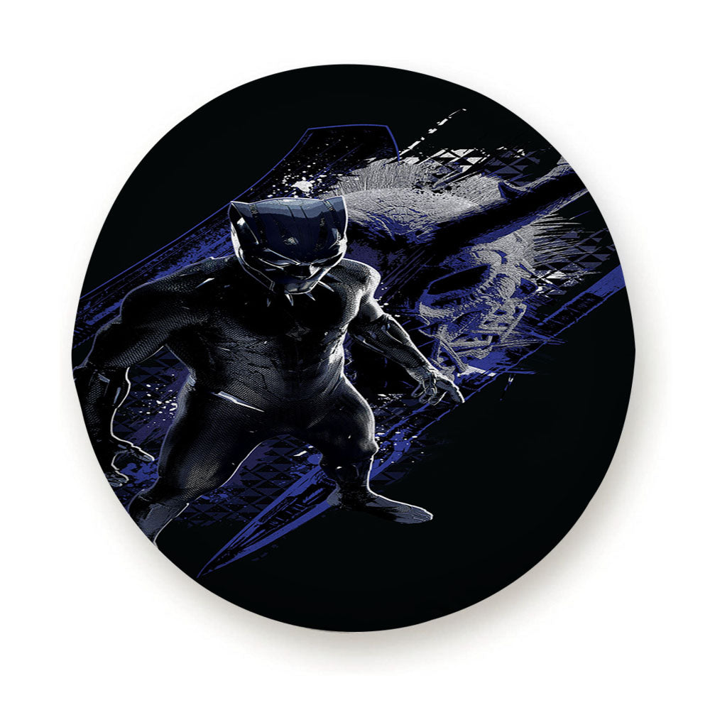 Black Panther Background 3 Tire Cover