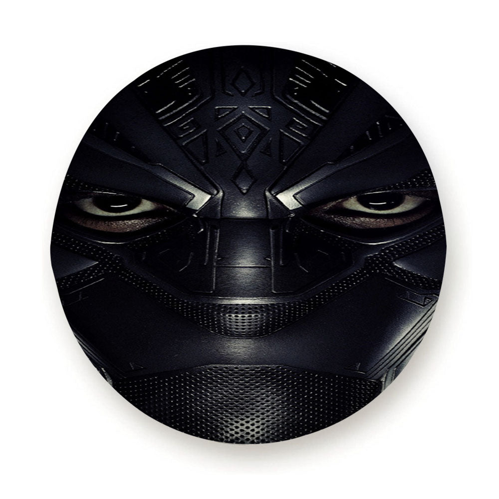 Black Panther Face Tire Cover