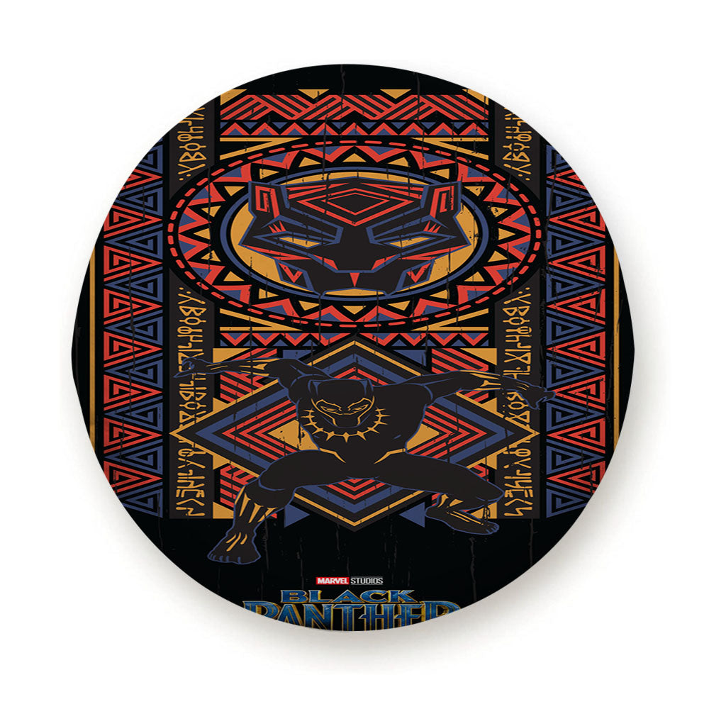 Black Panther Heroes Background Tire Cover