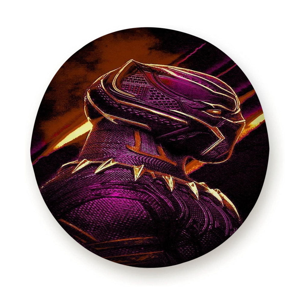 Black Panther Heroes Movie Poster Tire Cover