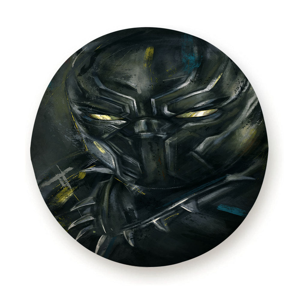 Black Panther Illustration Tire Cover