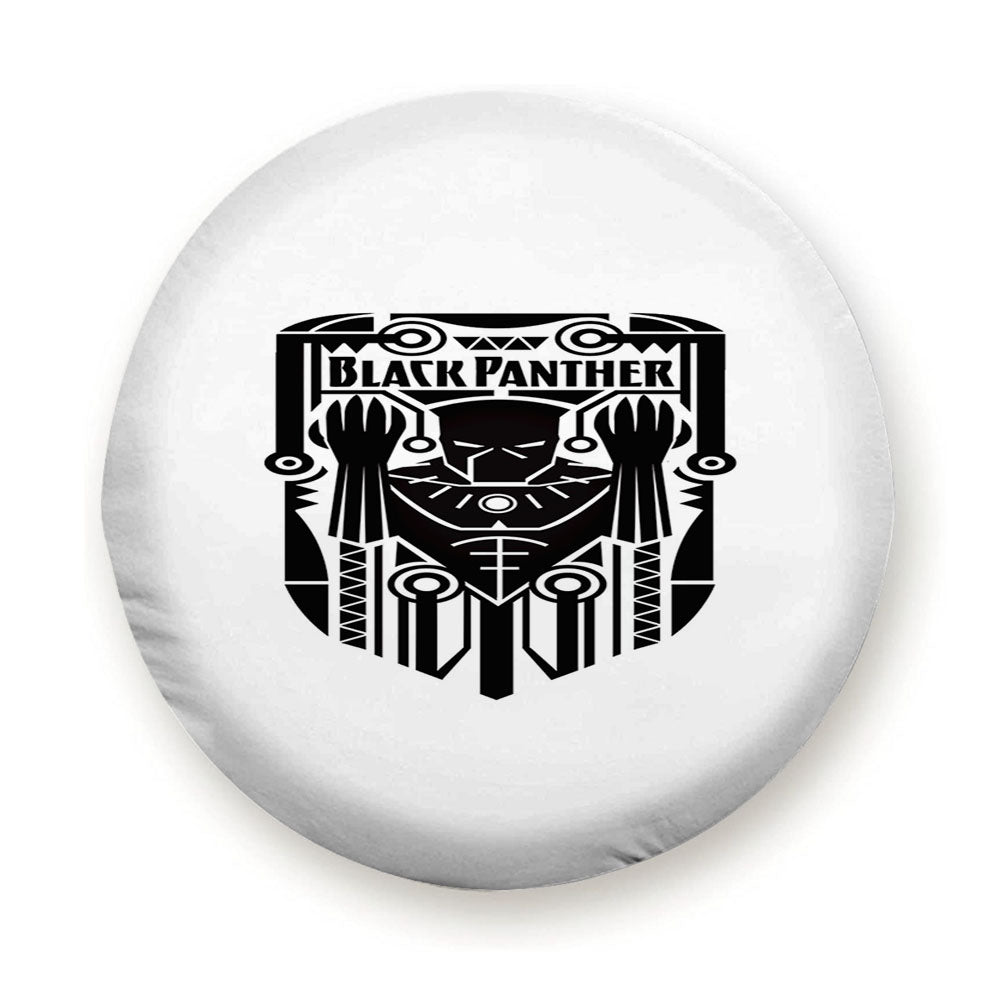 Black Panther Logo Tire Cover