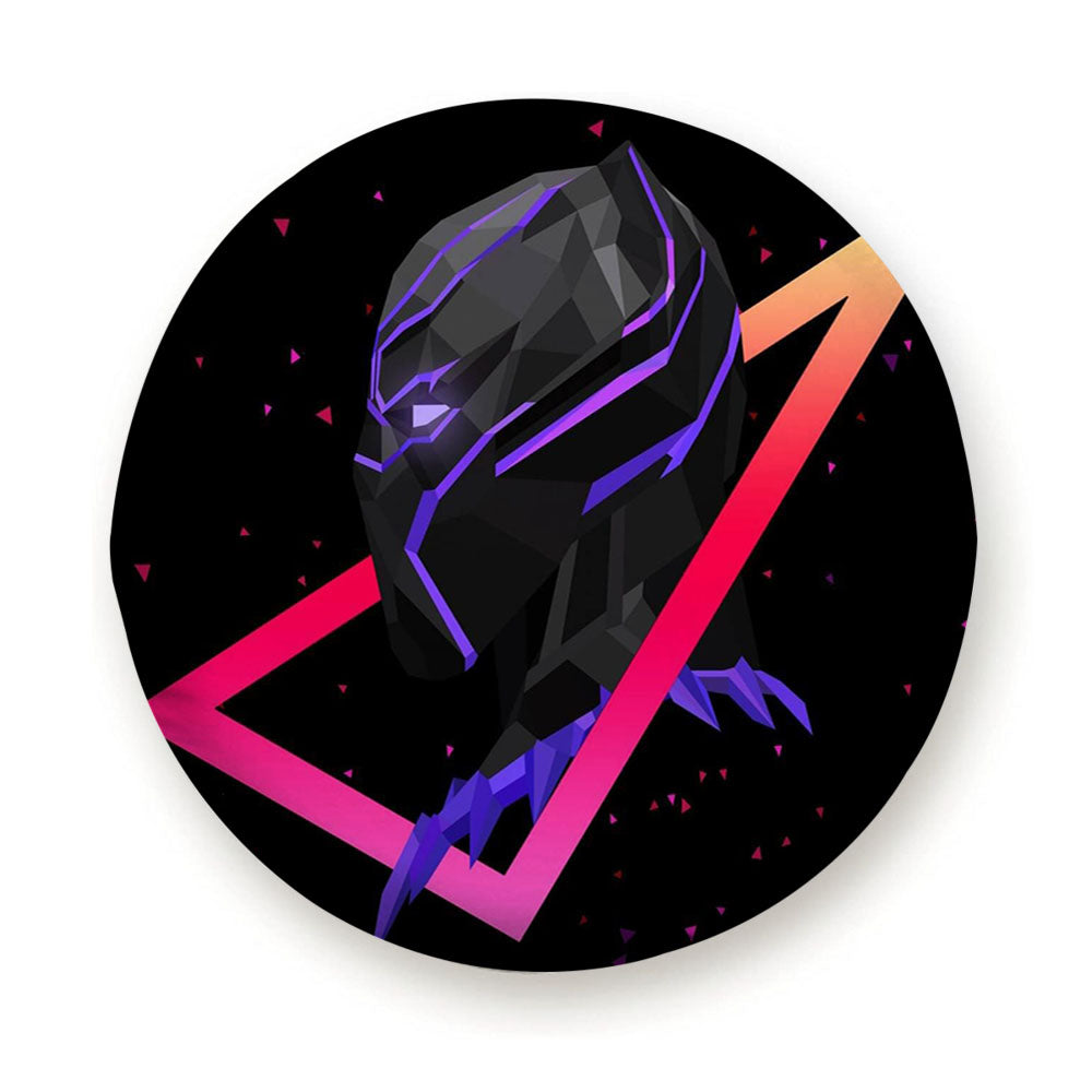 Black Panther Low Ploy Artwork Tire Cover
