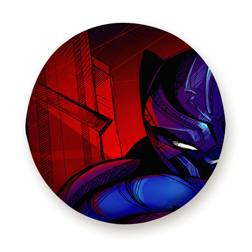 Black Panther Superhero Art Tire Cover