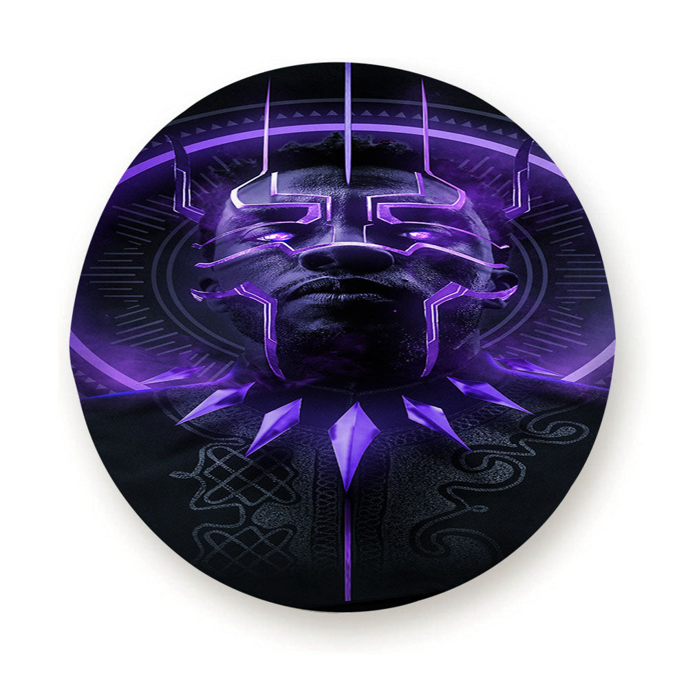 Black Panther The King Tchalla Purple Tire Cover