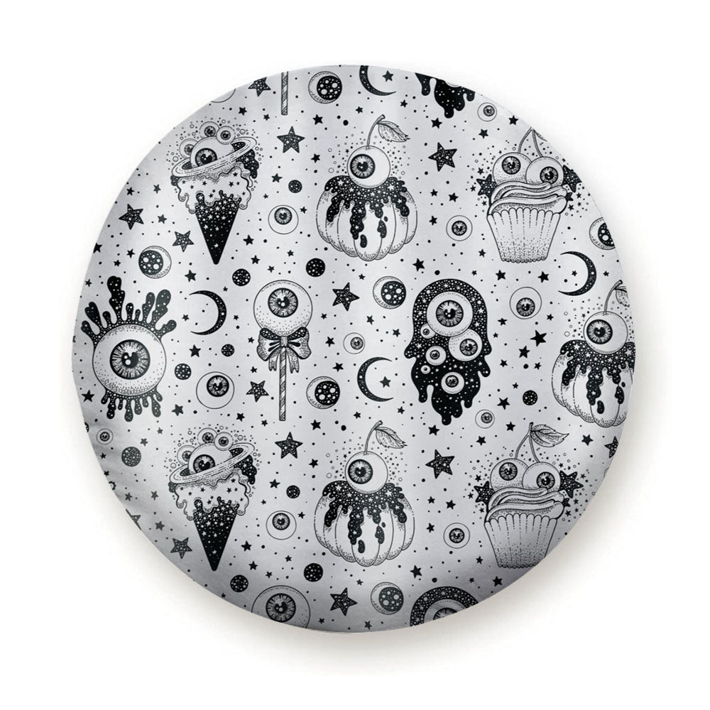 Black Skull Tire Cover