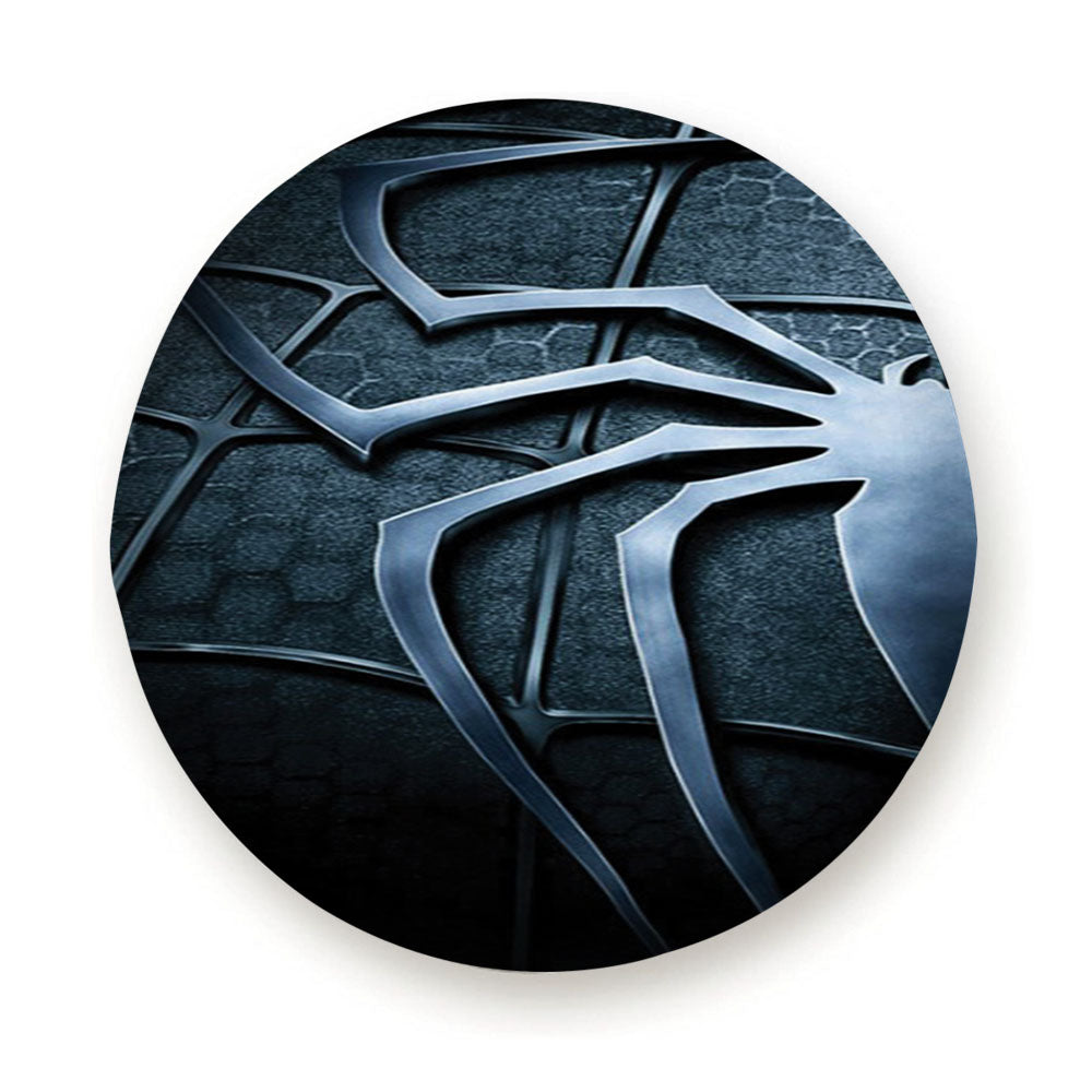 Black Spider Man Suit Tire Cover