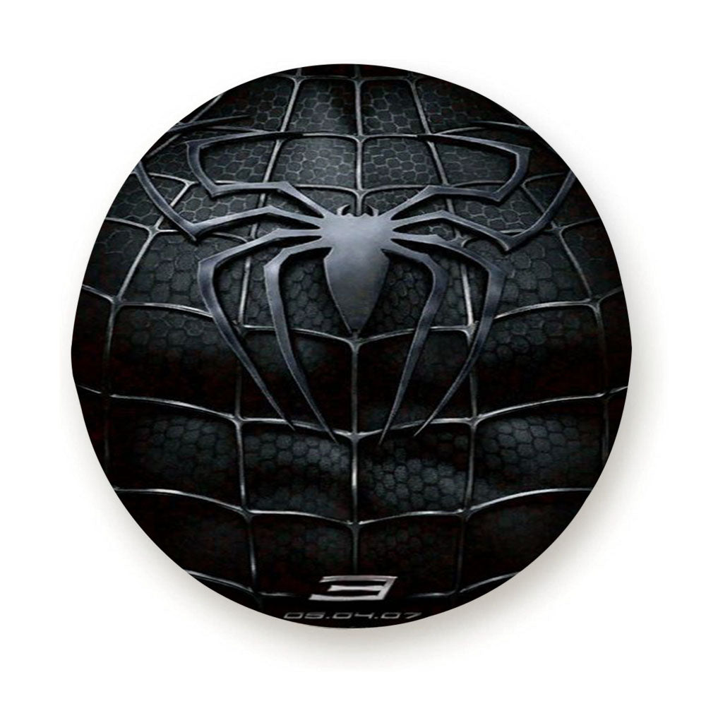 Black Spiderman Tire Cover