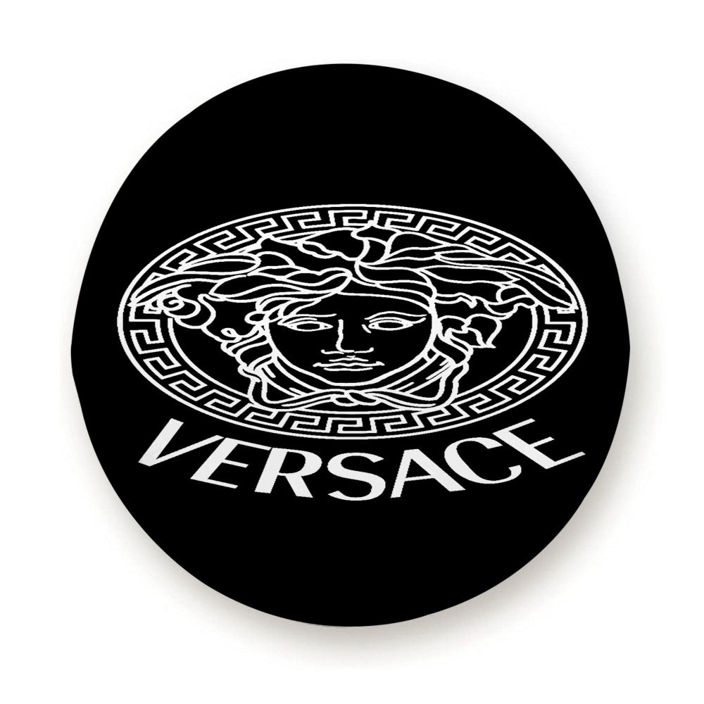 Black White Versace Tire Cover