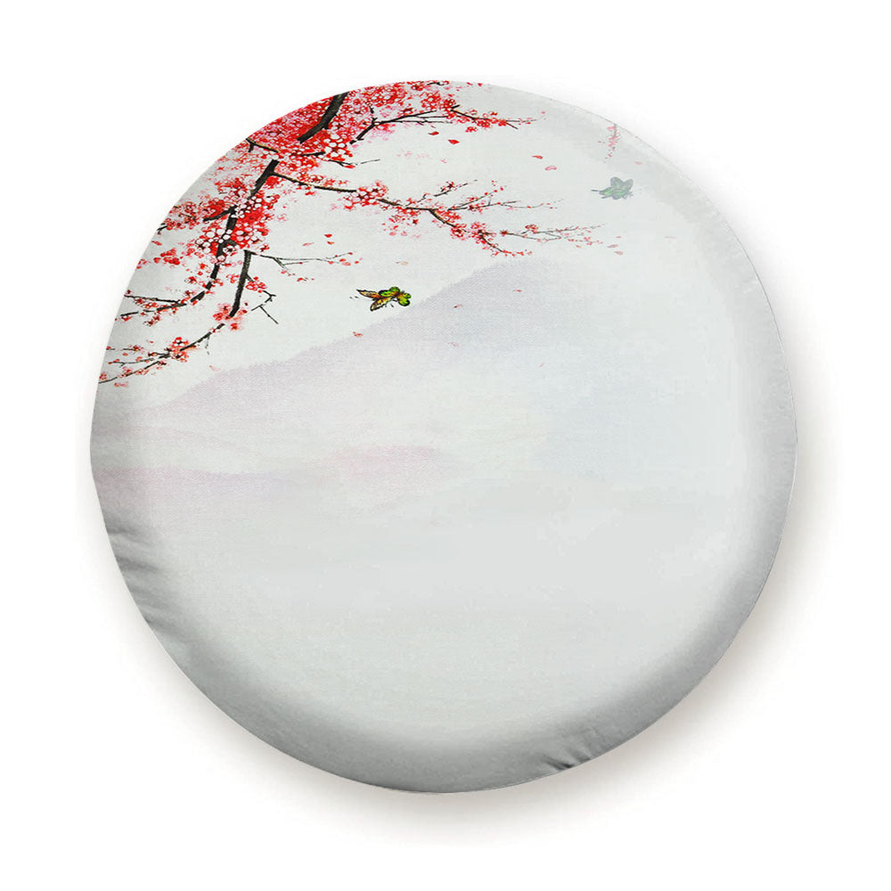 Blossom Flower 2 Tire Cover