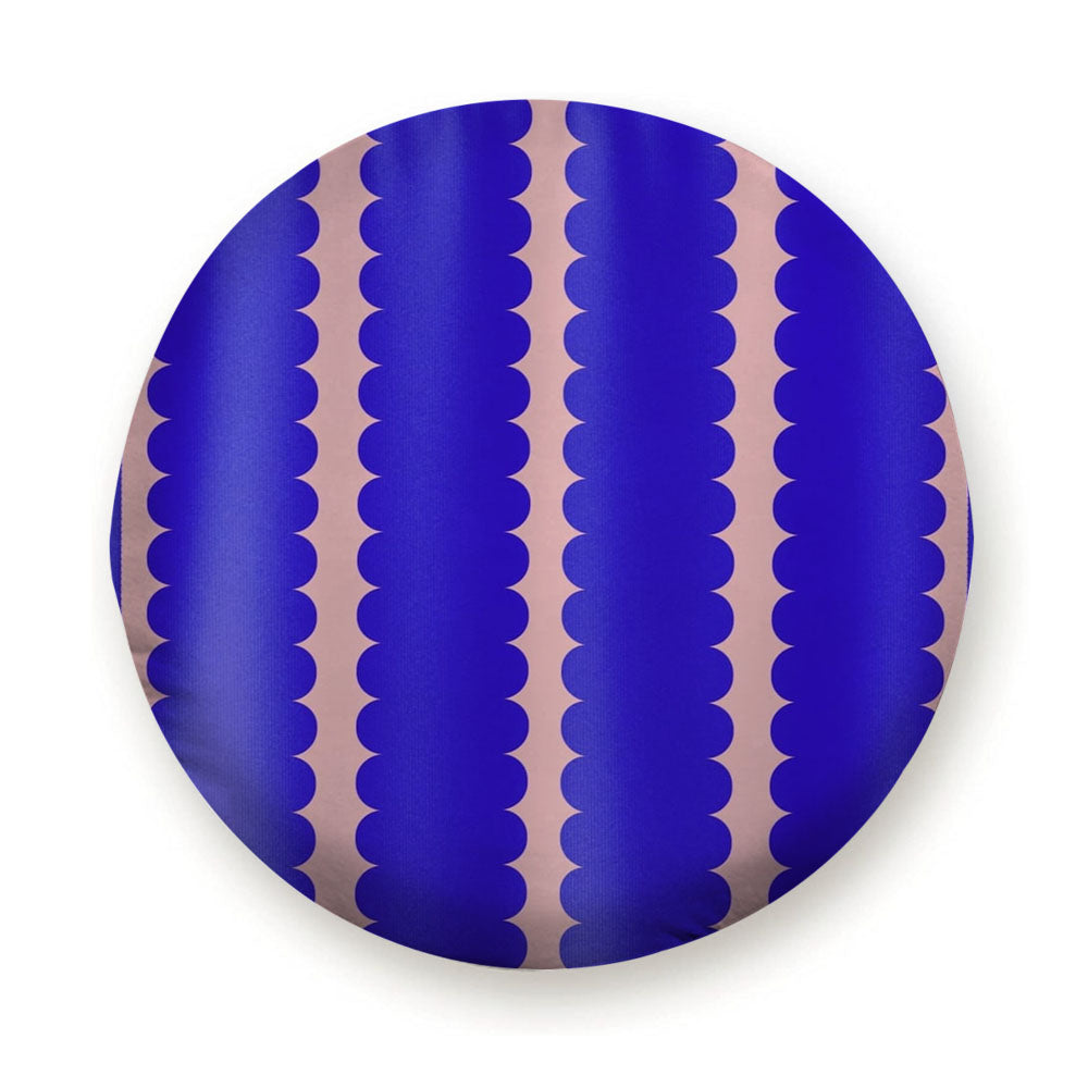 Blue Blush Cloud Patterns Tire Cover