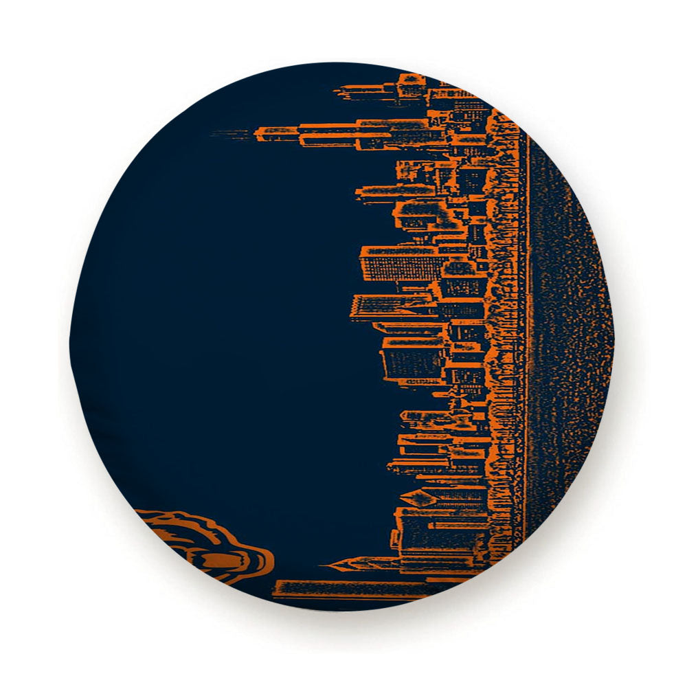 Blue Chicago Bear Tire Cover