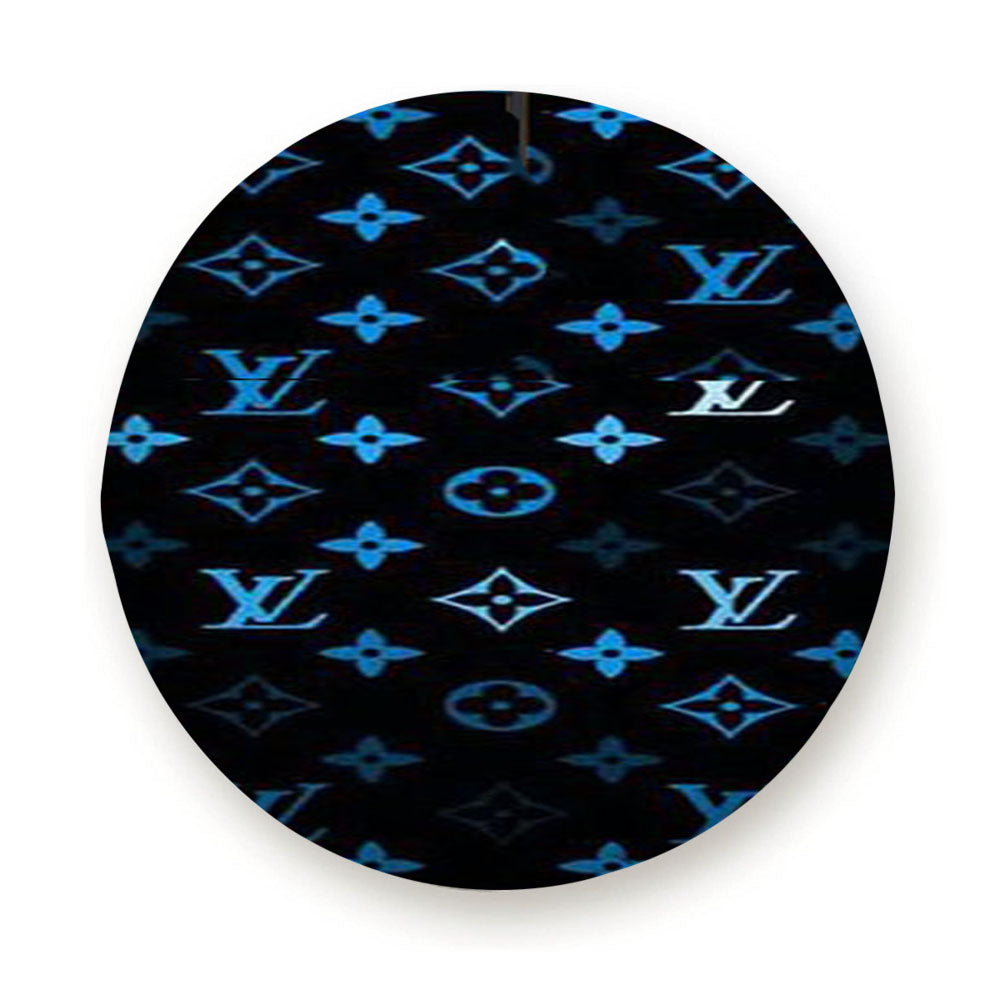 Blue Louis Vuitton Tire Cover