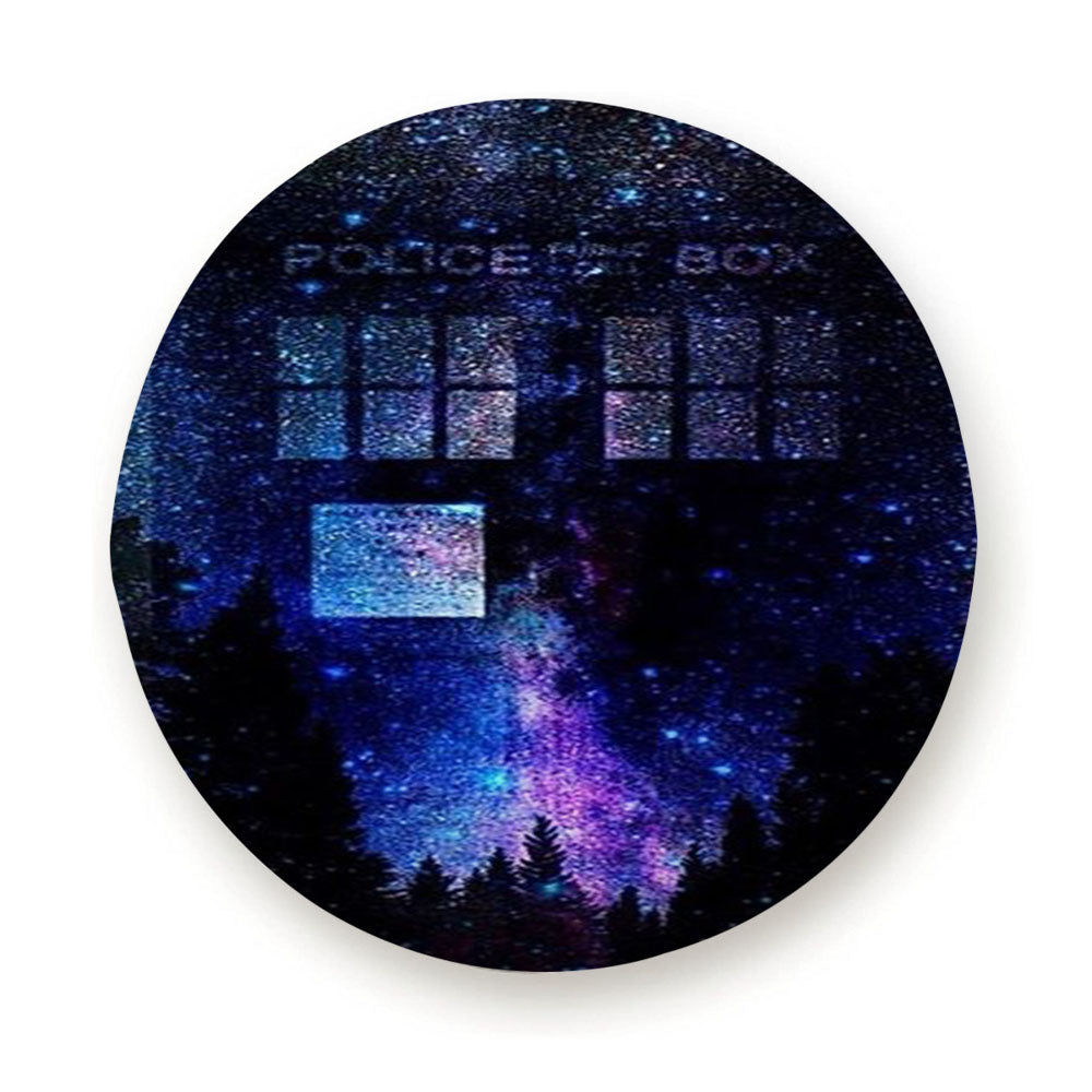Bluetardis Tenth Doctor Dr Who In Space Tire Cover