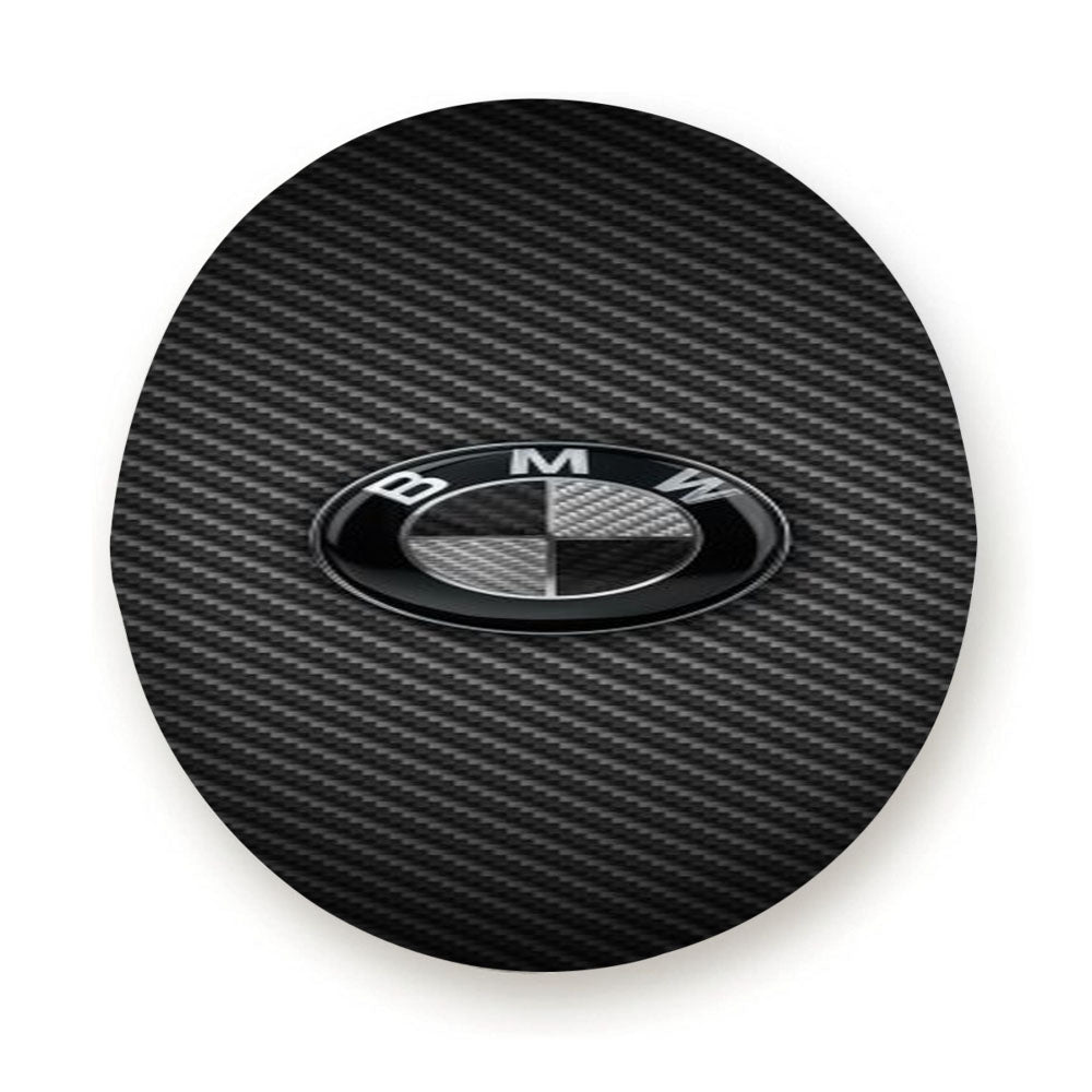 Bmw Black Carbon Tire Cover