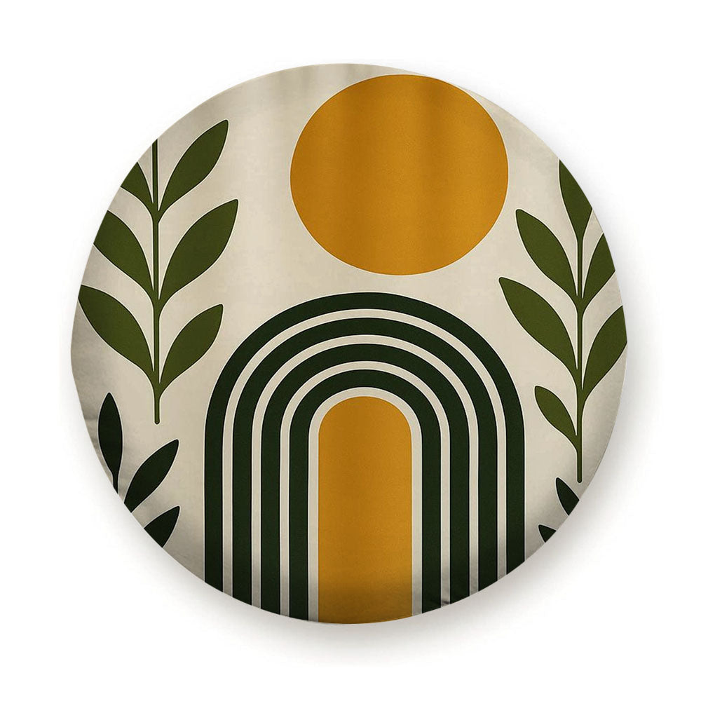 Boho Mid Century Modern Tire Cover