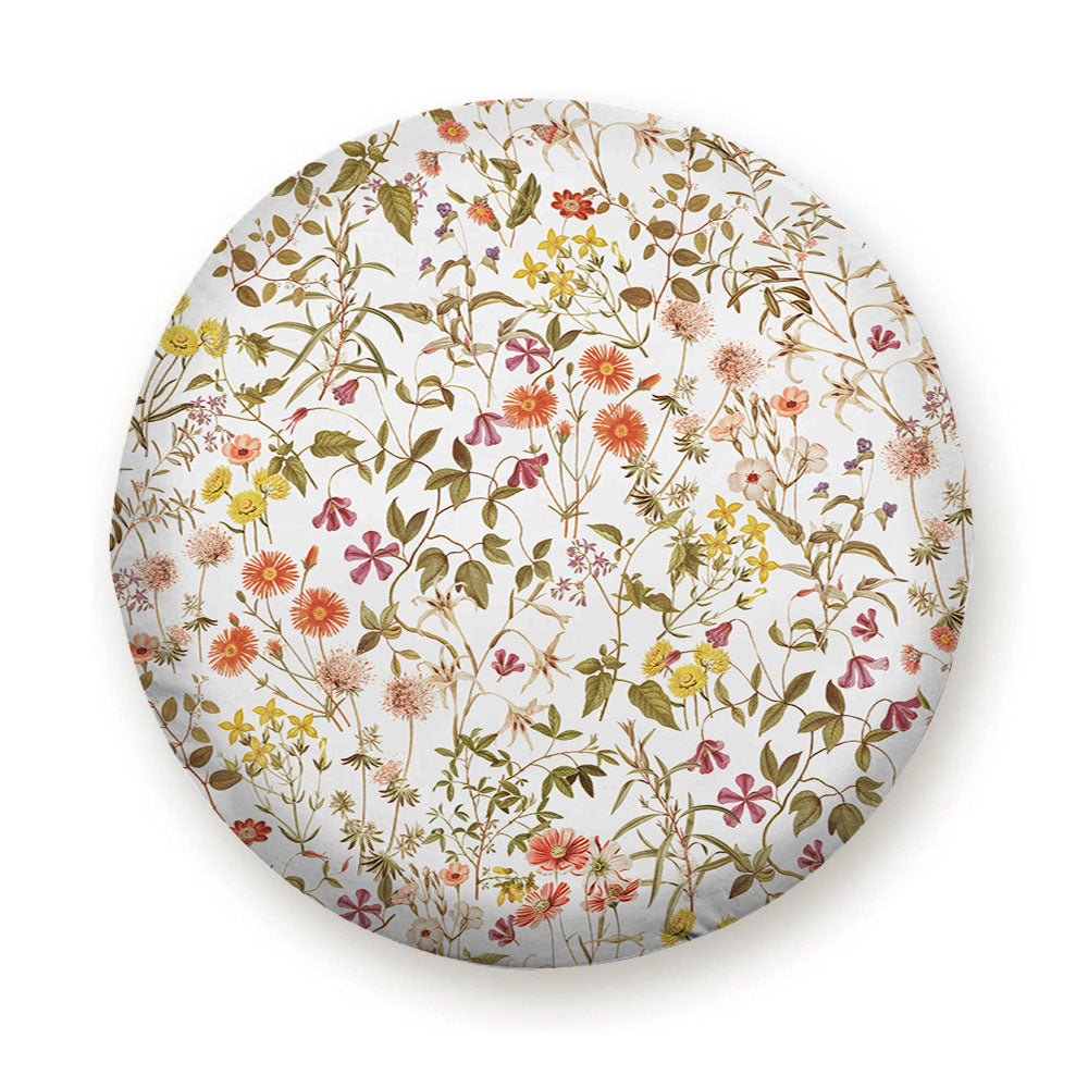 Botanical Mess Pattern Tire Cover