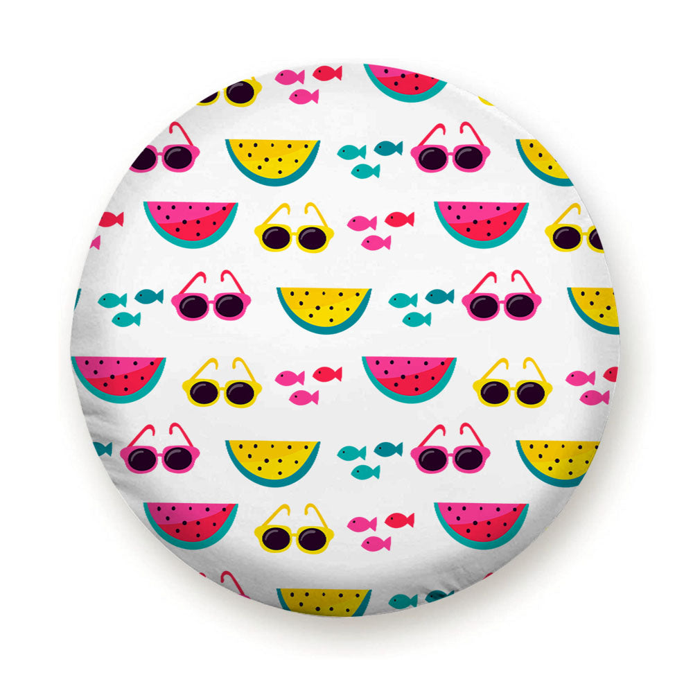 Bright Summer Patterns 08 Tire Cover