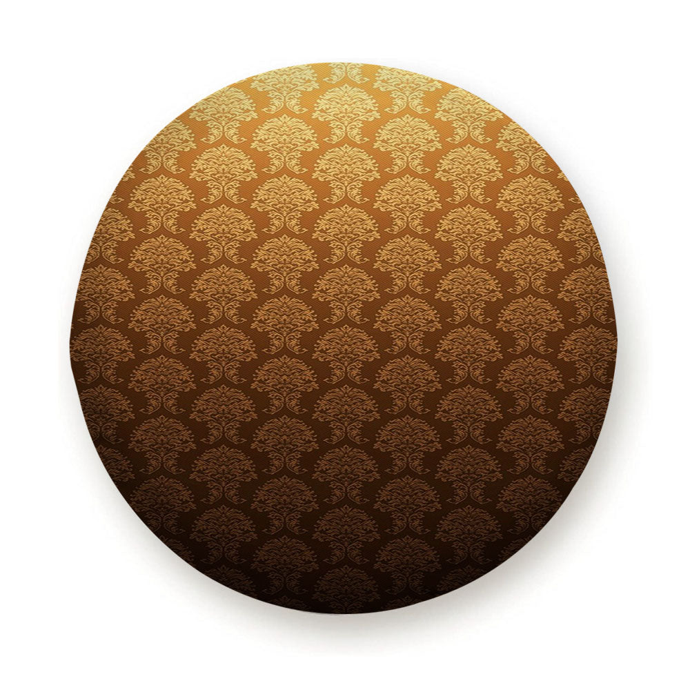 Brown Orange Texture Patterns Tire Cover