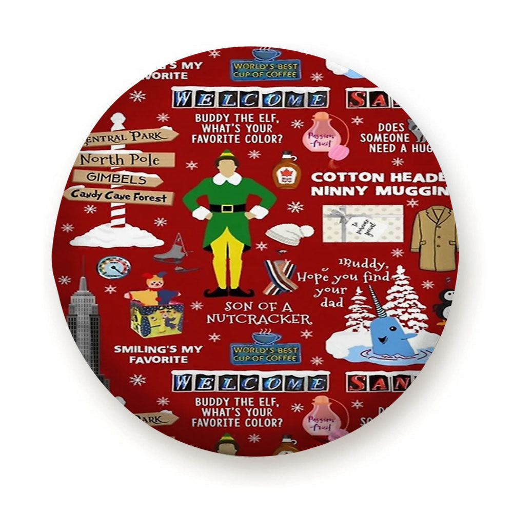 Buddy The Elf Collage Tire Cover