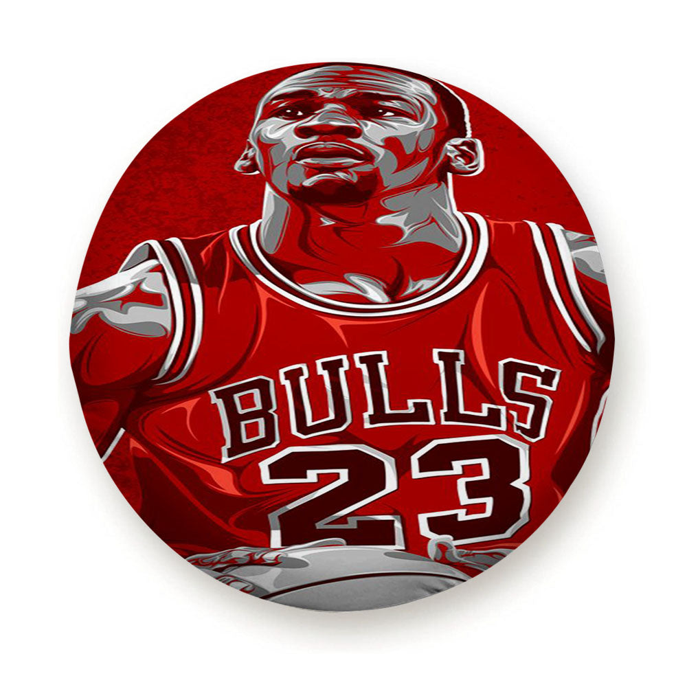 Bulls Man Jordan Chicago H Tire Cover