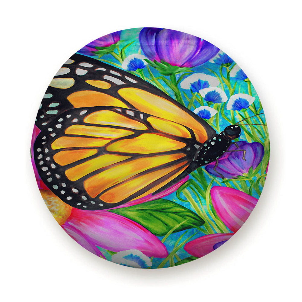 Butterfly Blooms Tire Cover