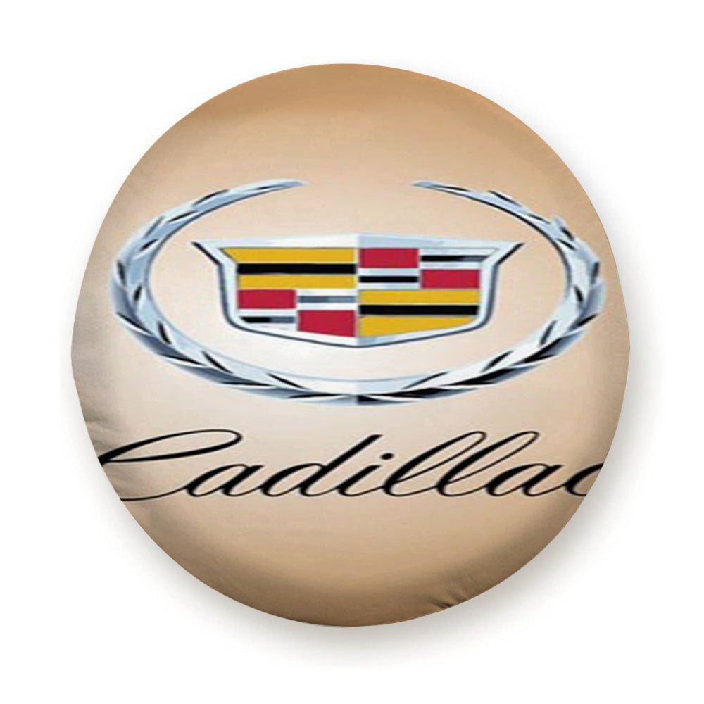 Cadillac Logo Wood Tire Cover