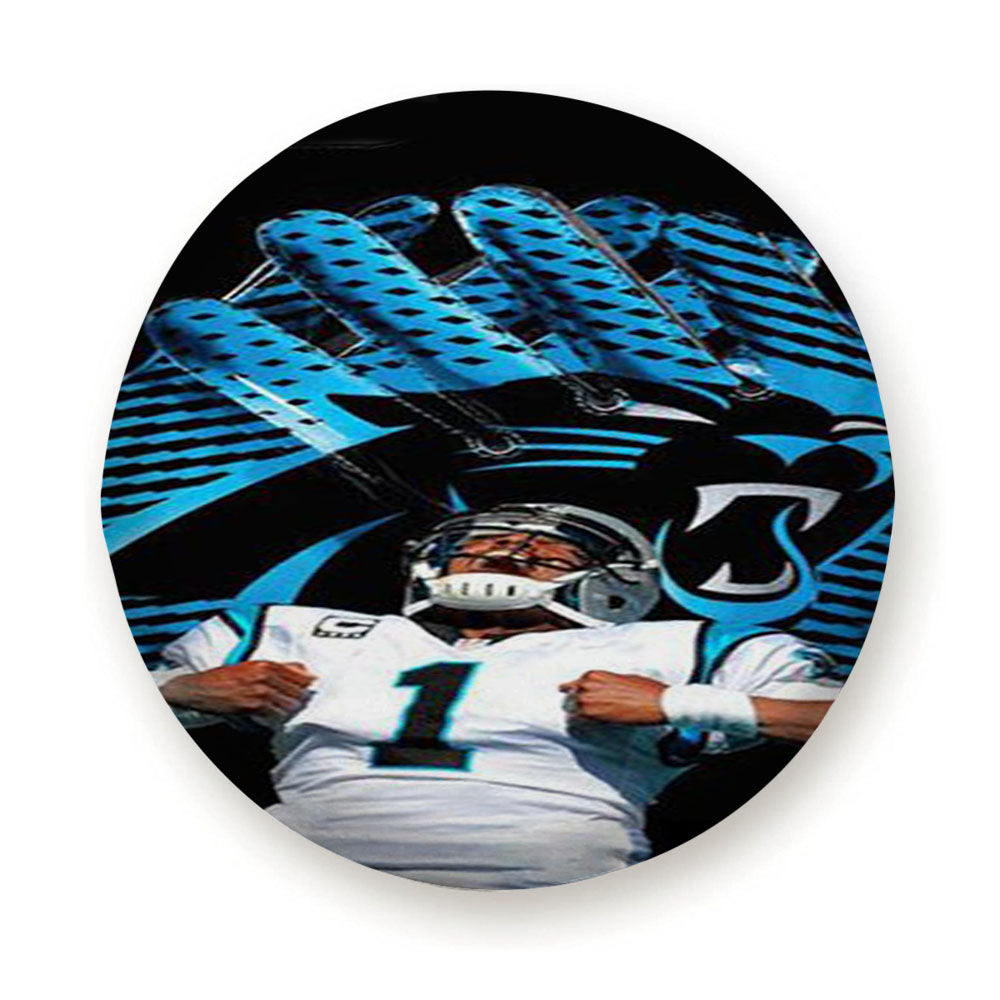 Cam Newton Nfl Panthers Tire Cover