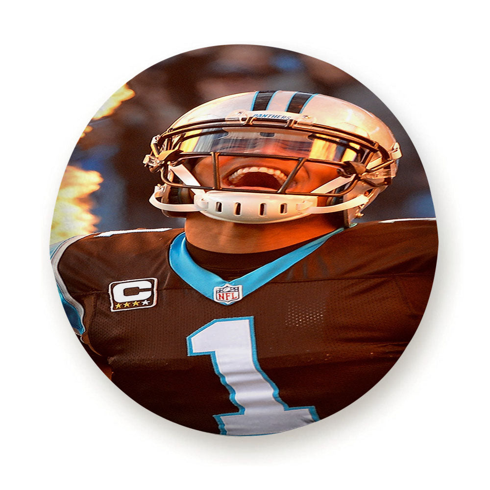 Cam Newton On Fire 2 Tire Cover