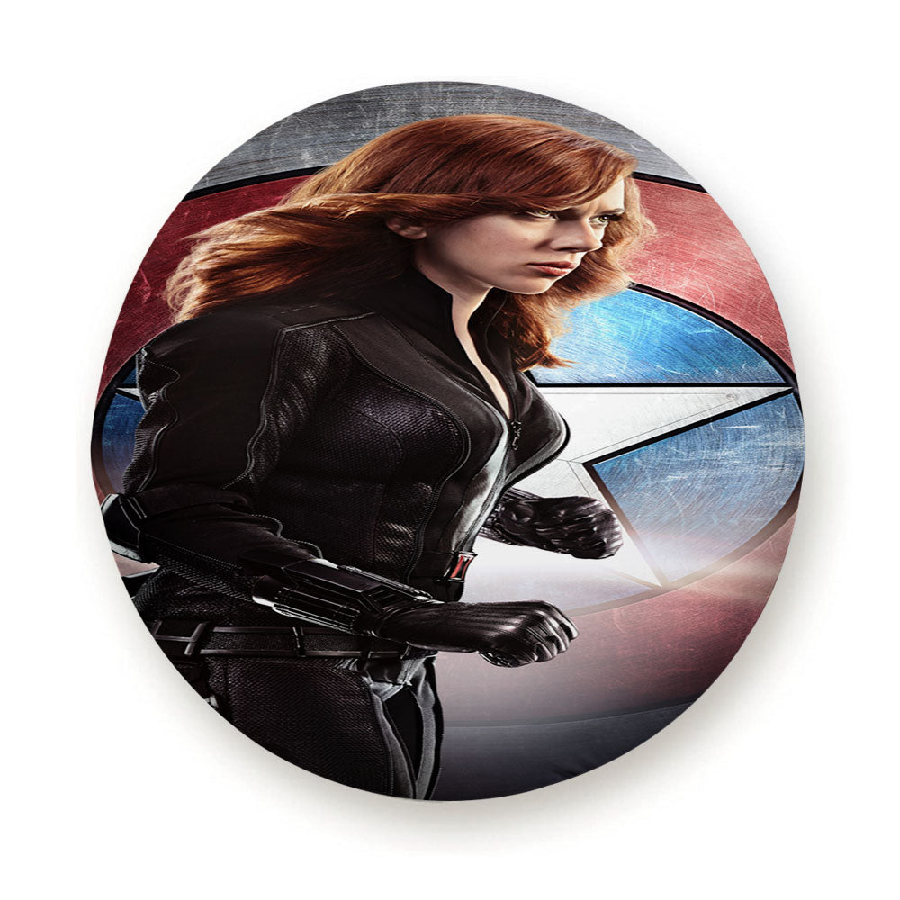Captain America Black Widow Tire Cover