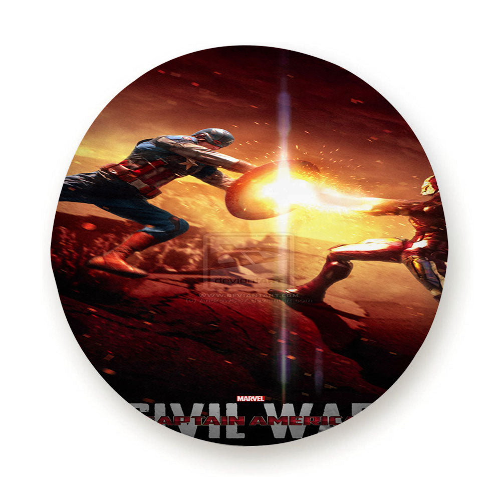 Captain America Civil War Tire Cover
