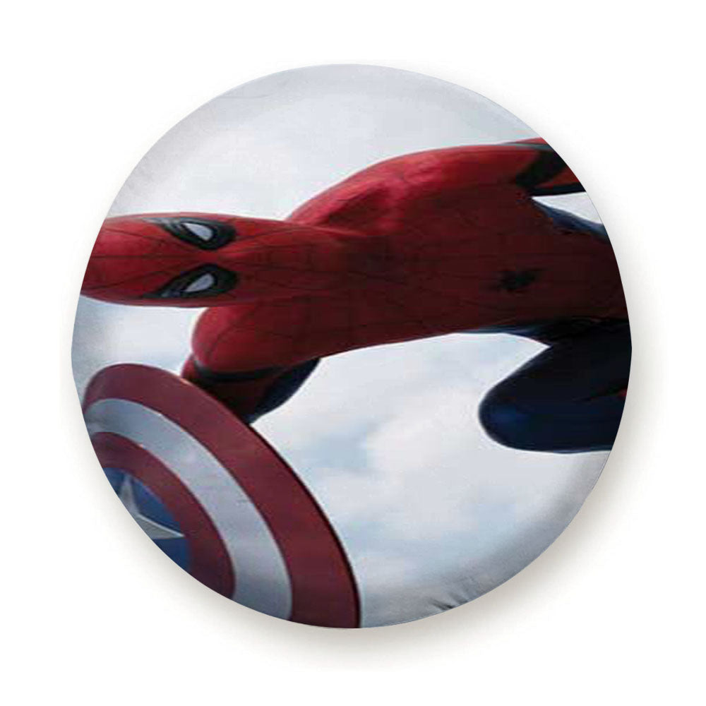 Captain America Civil War Spiderman Tire Cover