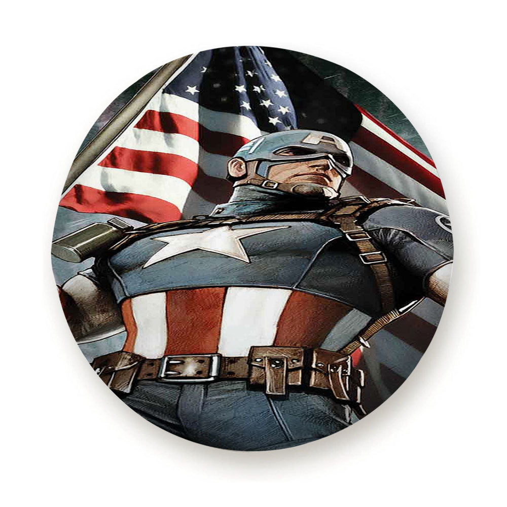 Captain America Cover Tire Cover