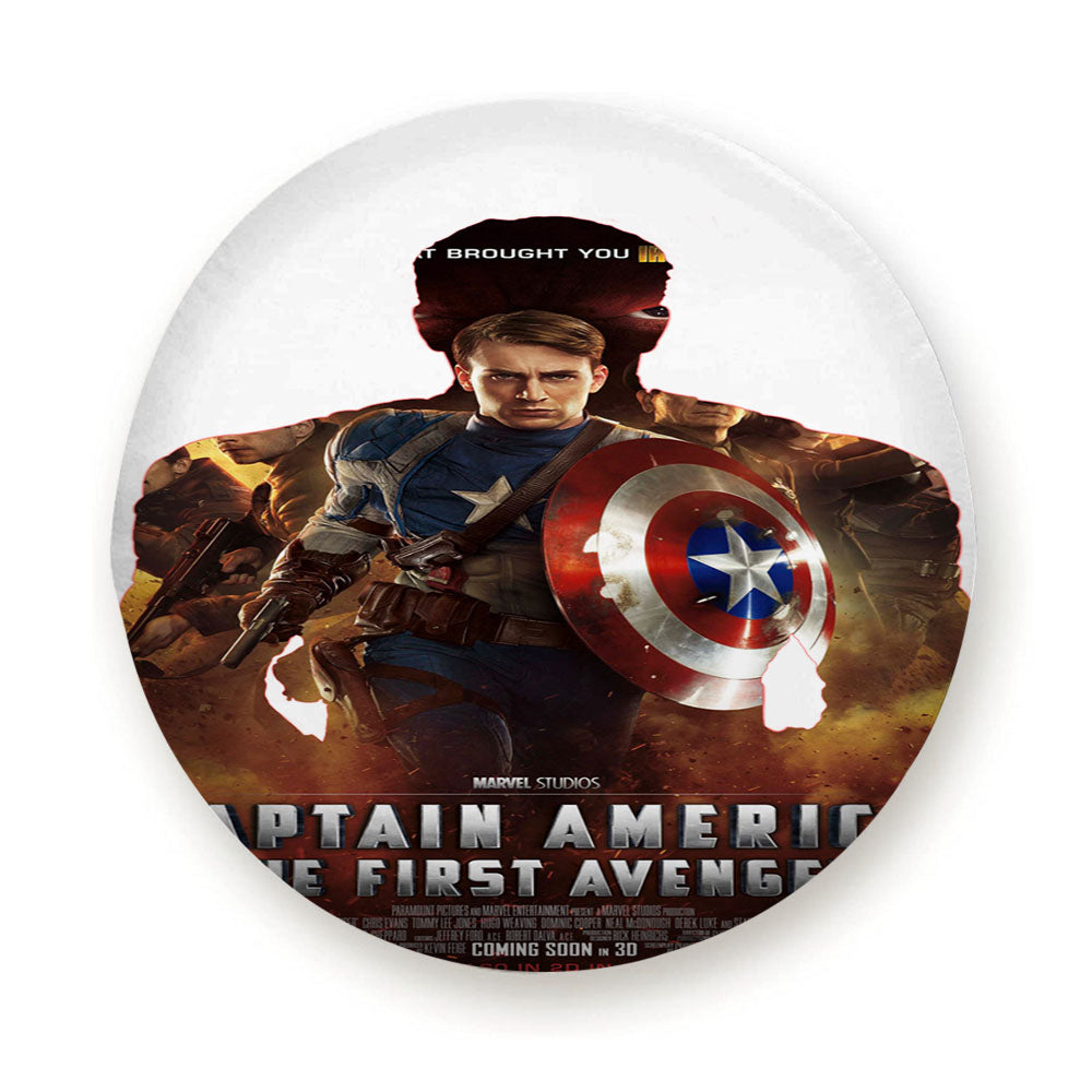 Captain America First Avengers Poster Tire Cover