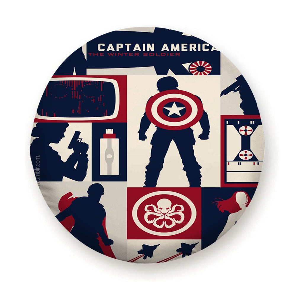 Captain America Hydra Collage Tire Cover