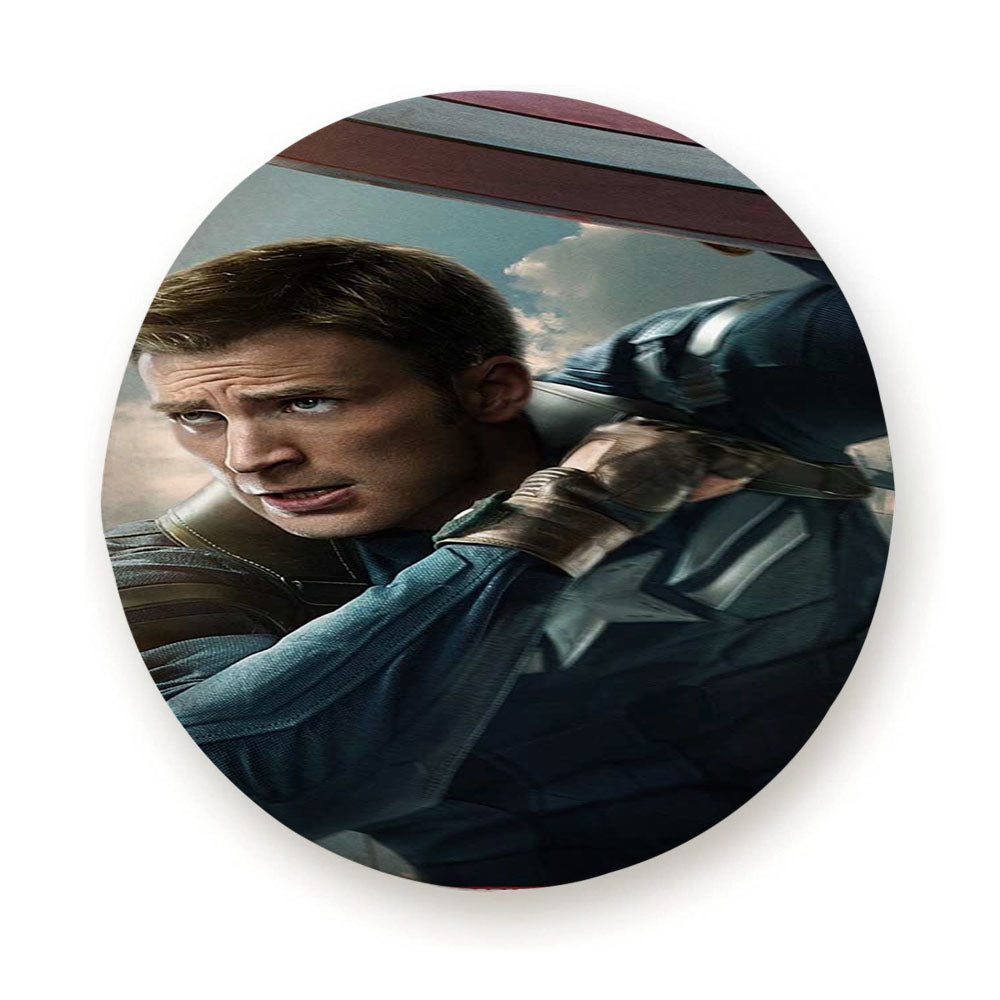Captain America In War Tire Cover