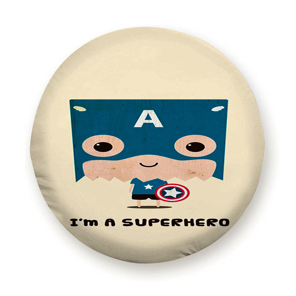 Captain America Kid Vector Tire Cover