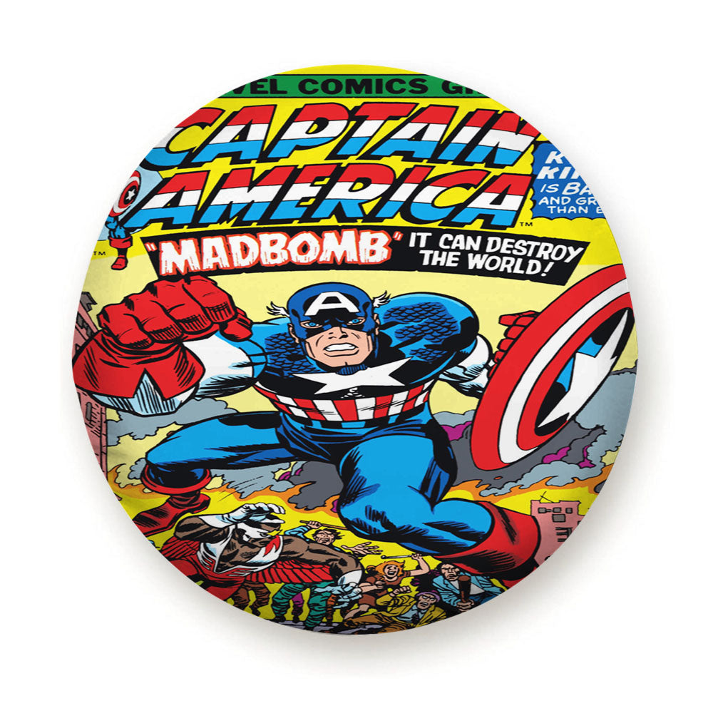 Captain America Madbomb Book Cover Tire Cover