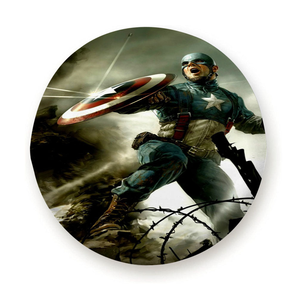 Captain America Shield Defend Tire Cover
