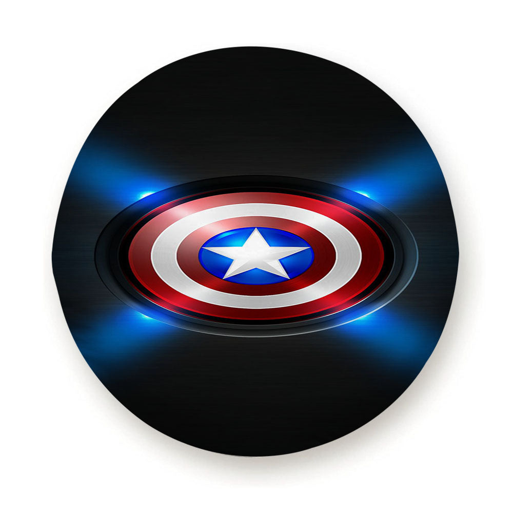 Captain America Shield Wallpaper Tire Cover