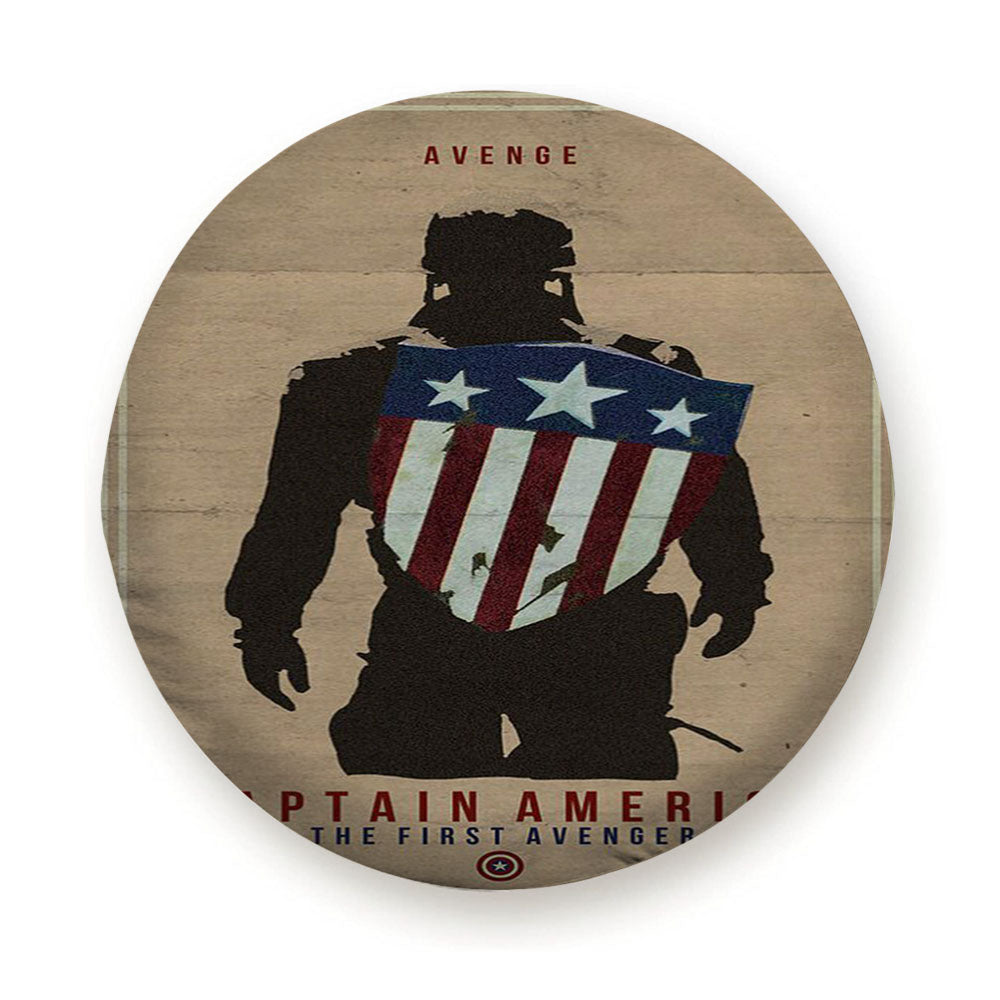 Captain America Te First Avengers Tire Cover